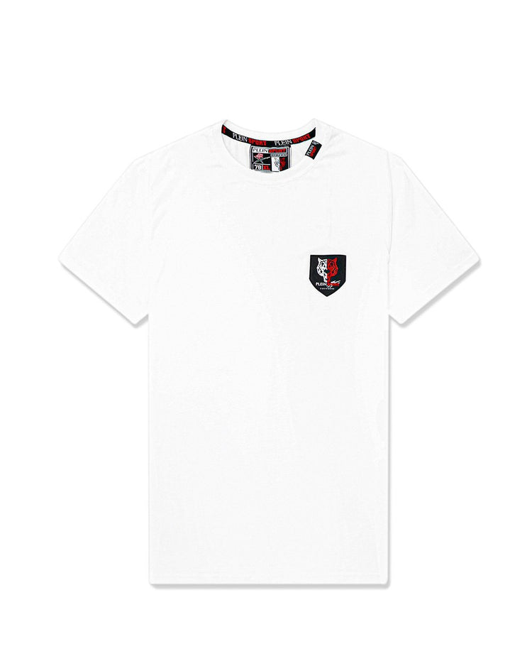 Tiger Printed Round Neck Short Sleeves T-Shirt