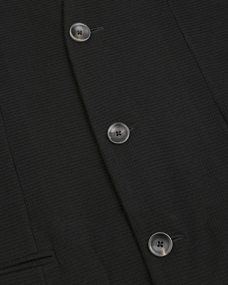 Blended Collarless Casual Jacket - ISSI Outlet