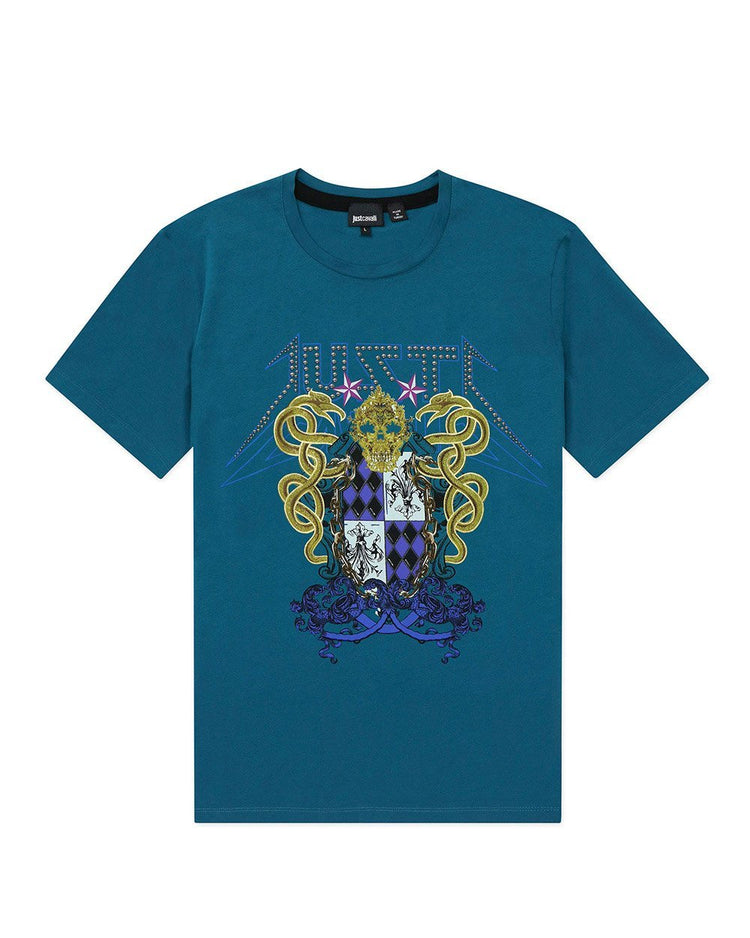 Printed Round Neck Short Sleeves T-Shirt