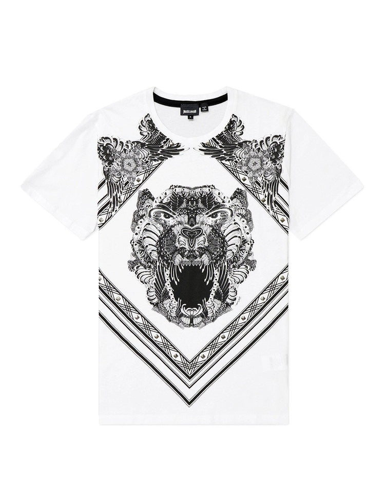 Printed Round Neck Short Sleeves T-Shirt