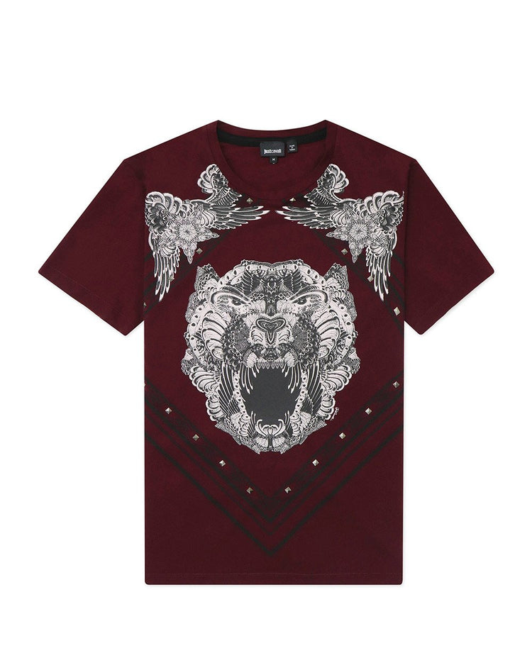 Printed Round Neck Short Sleeves T-Shirt - ISSI Outlet