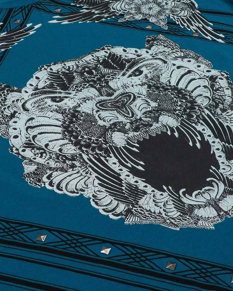 Printed Round Neck Short Sleeves T-Shirt - ISSI Outlet