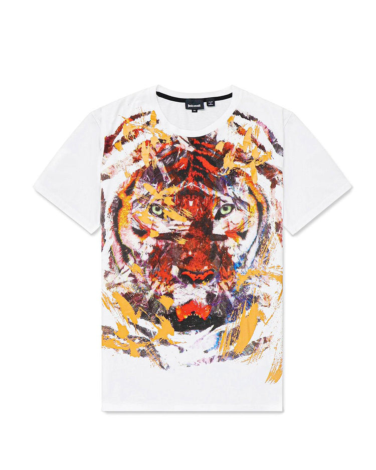 Printed Round Neck Short Sleeves T-Shirt - ISSI Outlet