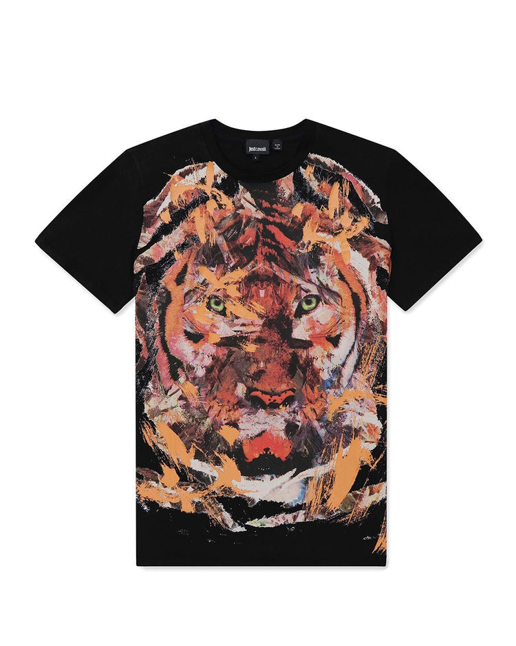 Printed Round Neck Short Sleeves T-Shirt