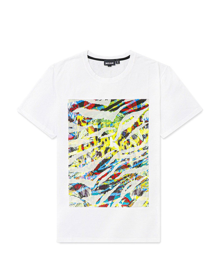 Printed Round Neck Short Sleeves T-Shirt