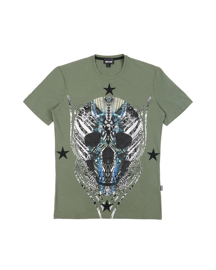 Printed Crew Neck Short Sleeves T-Shirt - ISSI Outlet