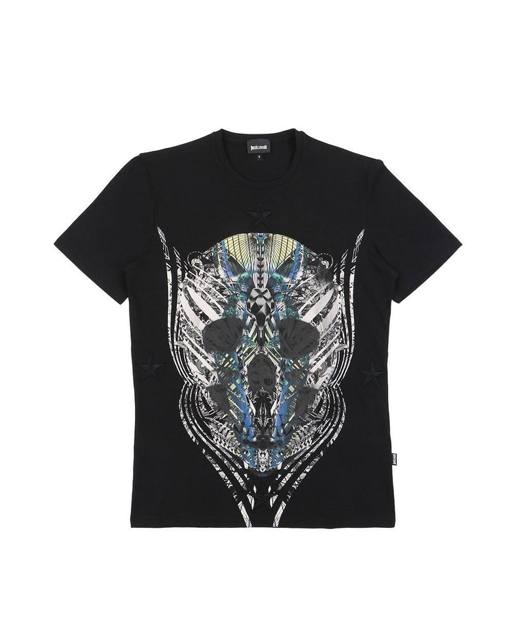 Printed Crew Neck Short Sleeves T-Shirt