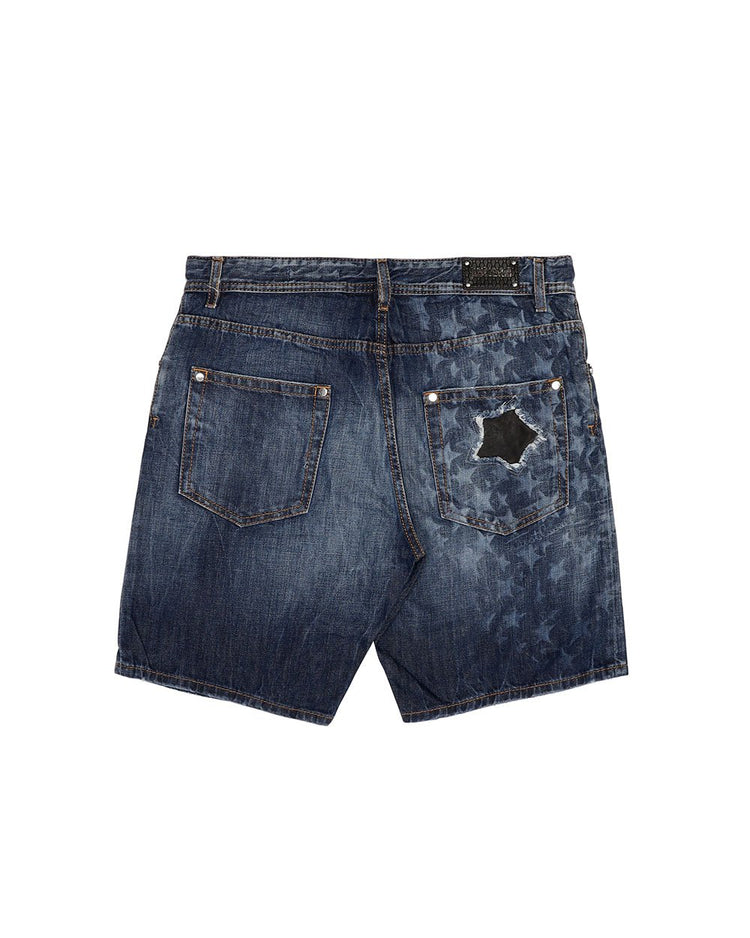 Just Cavalli Star Pattern Short Jeans