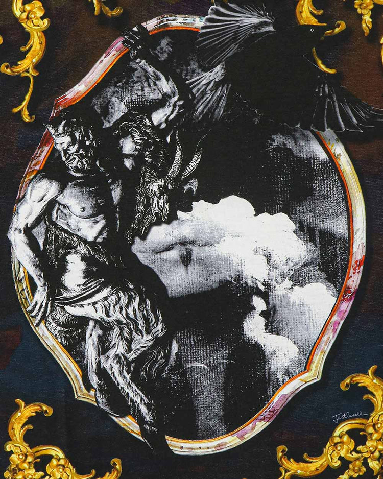 Print Round Neck Short Sleeves T-Shirt