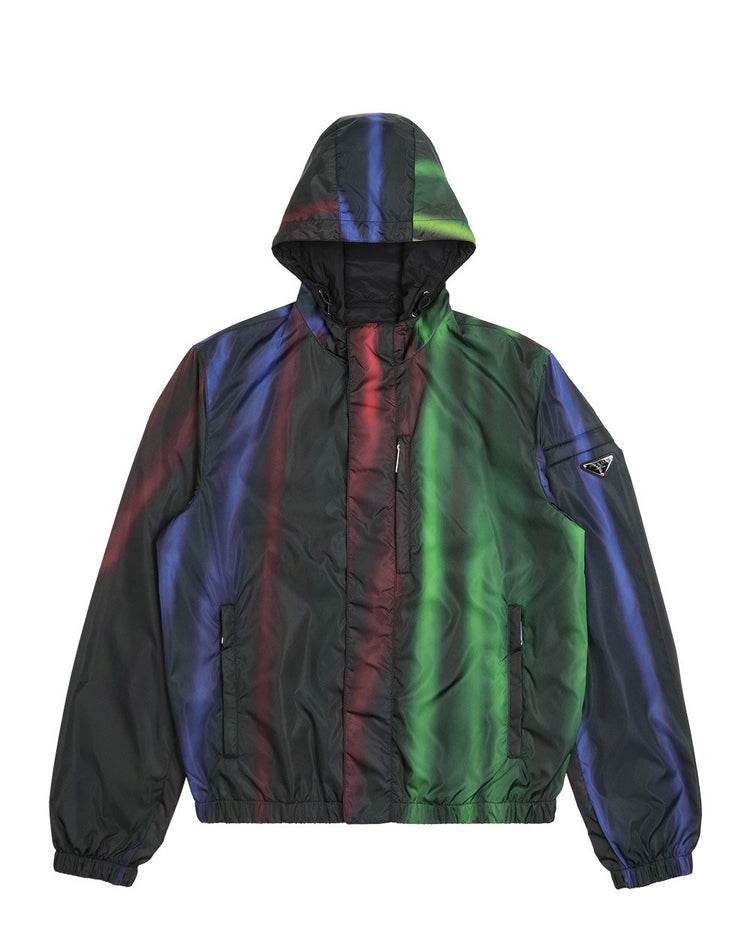 Neon Colored Hooded Zip Jacket