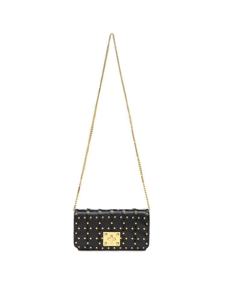 Flower Puzzle Genuine Leather Bag