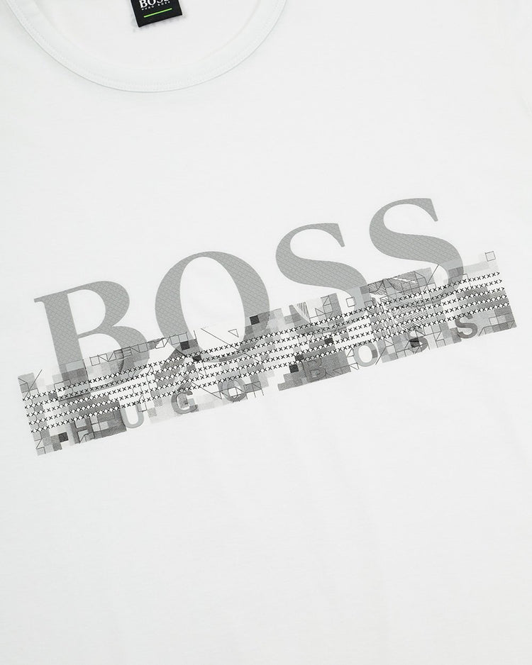 Logo Round Neck Short Sleeved T-Shirt