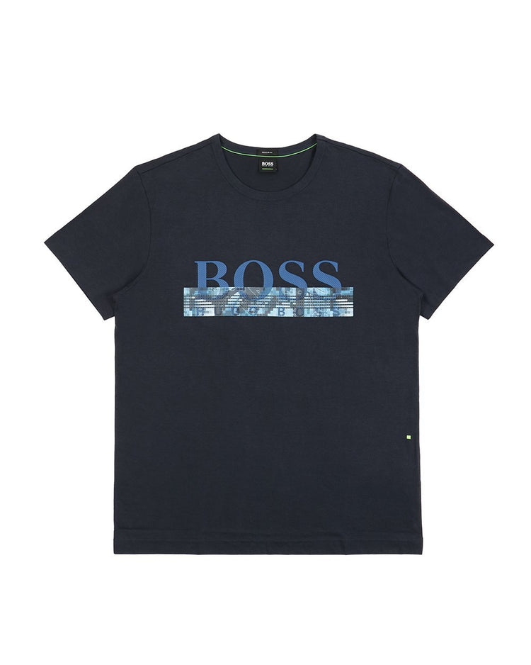 Logo Round Neck Short Sleeved T-Shirt