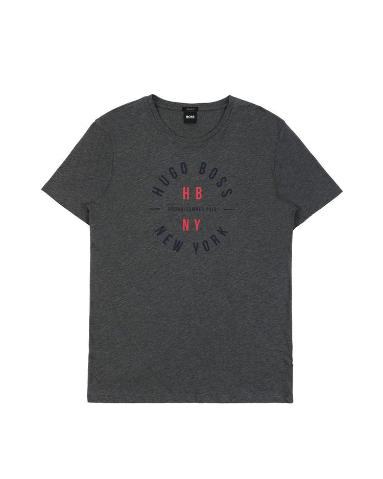 Logo Round Neck Short Sleeved T-Shirt