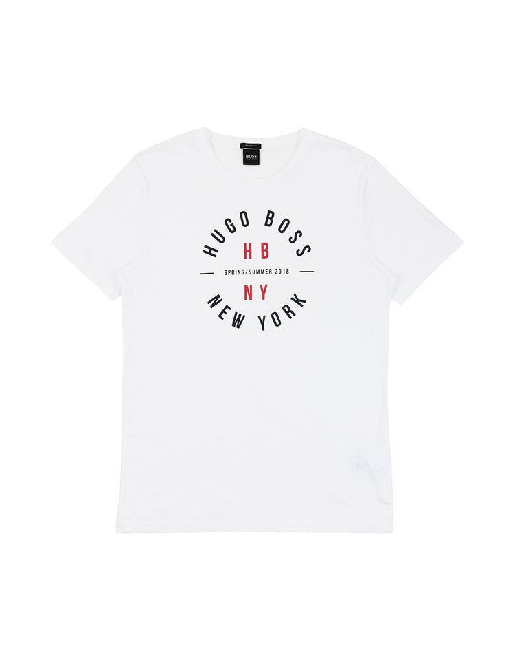 Logo Round Neck Short Sleeved T-Shirt