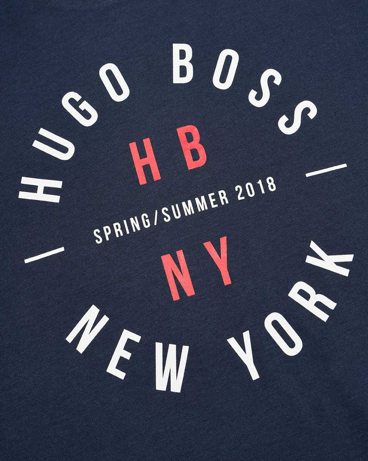 Logo Round Neck Short Sleeved T-Shirt