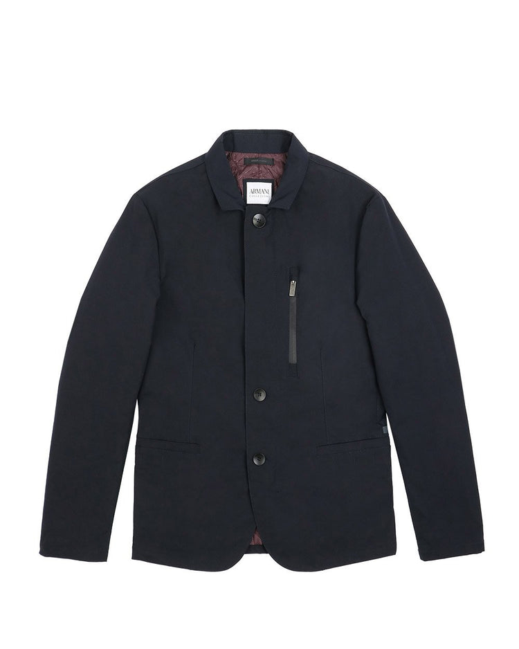 Single-Breasted Waterproof Blazer