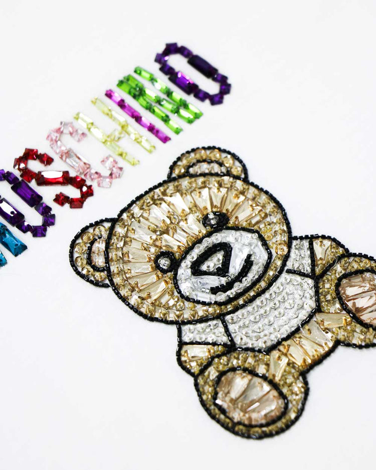 Teddy Embroidery Jersey T-Shirt