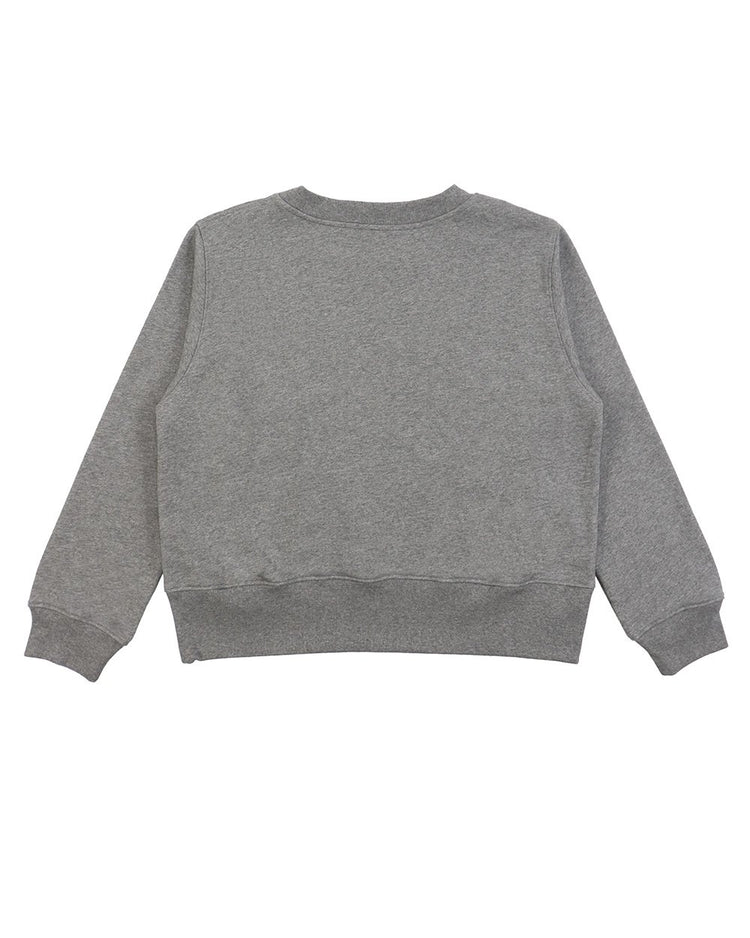 Printed Cotton Long-Sleeves Sweatshirt