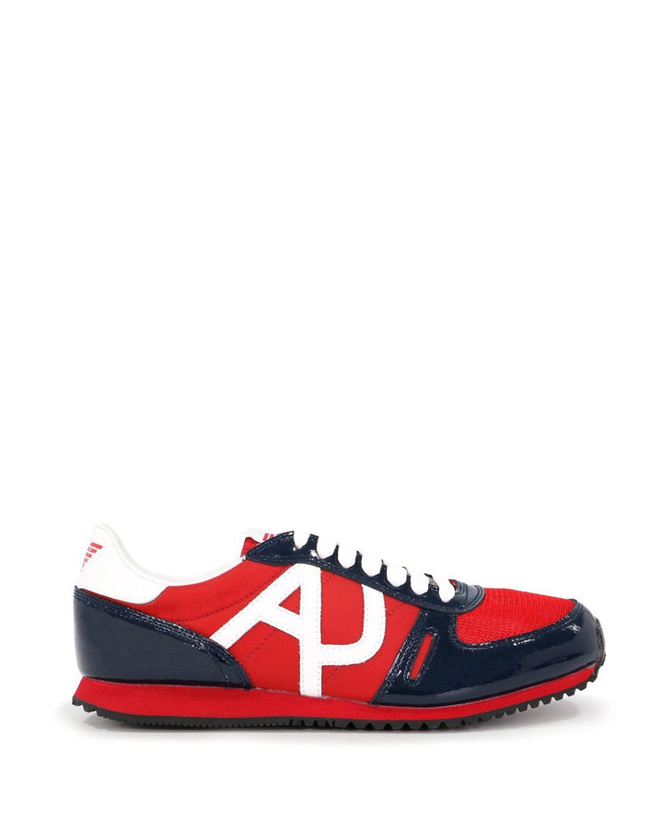 AJ Logo Leather Trainers