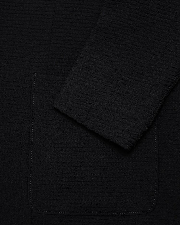 Round Neck Single-Breasted Blazer