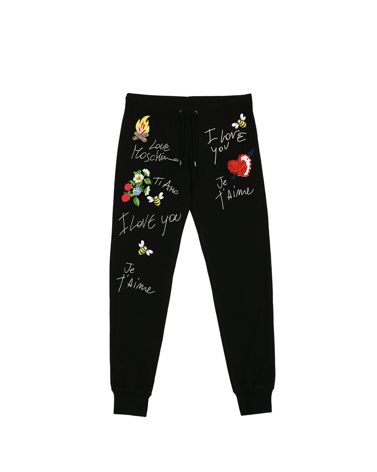 Love Moschino Embroide Pants