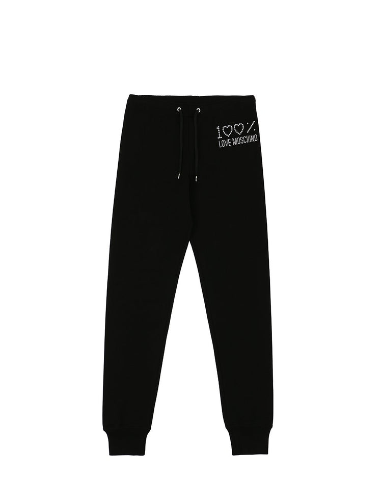 Cotton Trousers With Amphibole Pattern