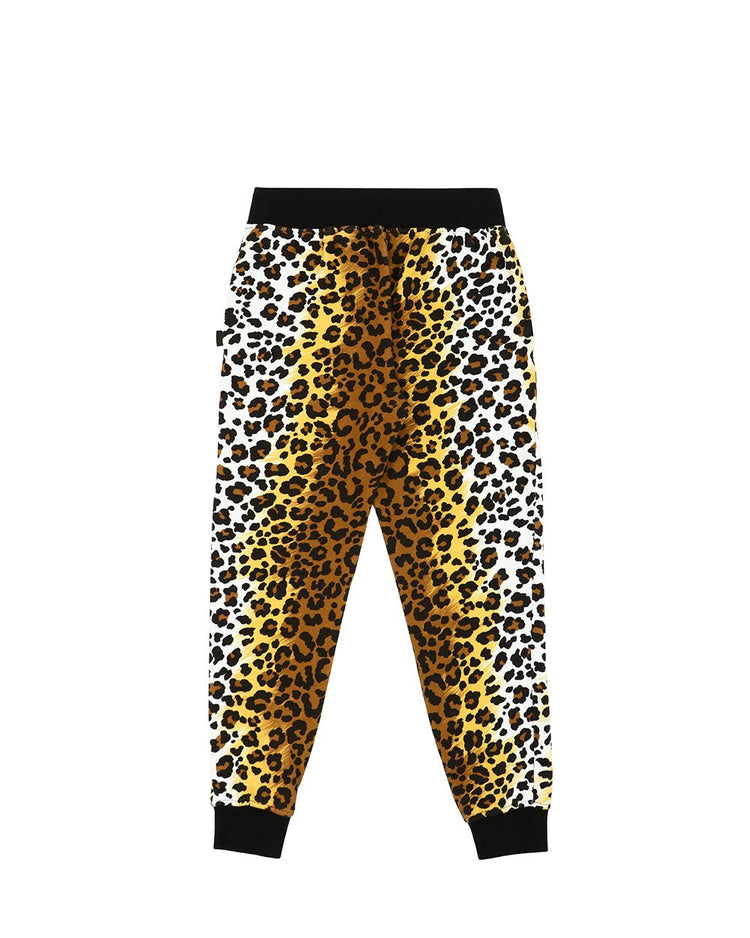 Leopard Printed Cotton Trousers