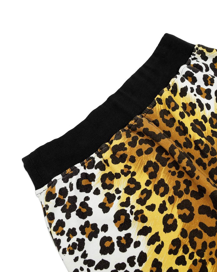 Leopard Printed Cotton Trousers