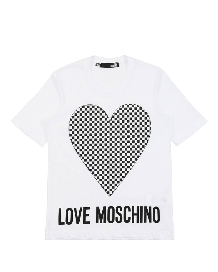 Printed Round Neck Short-Sleeves T-shirt