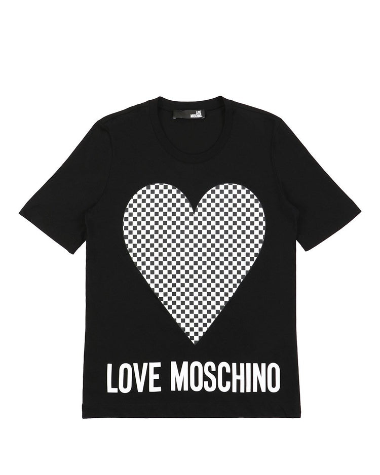 Printed Round Neck Short-Sleeves T-shirt