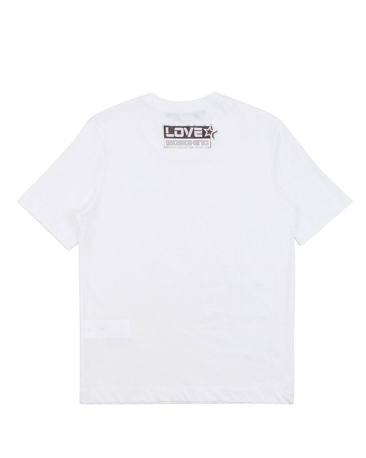 Printed Round Neck Short-Sleeves T-shirt