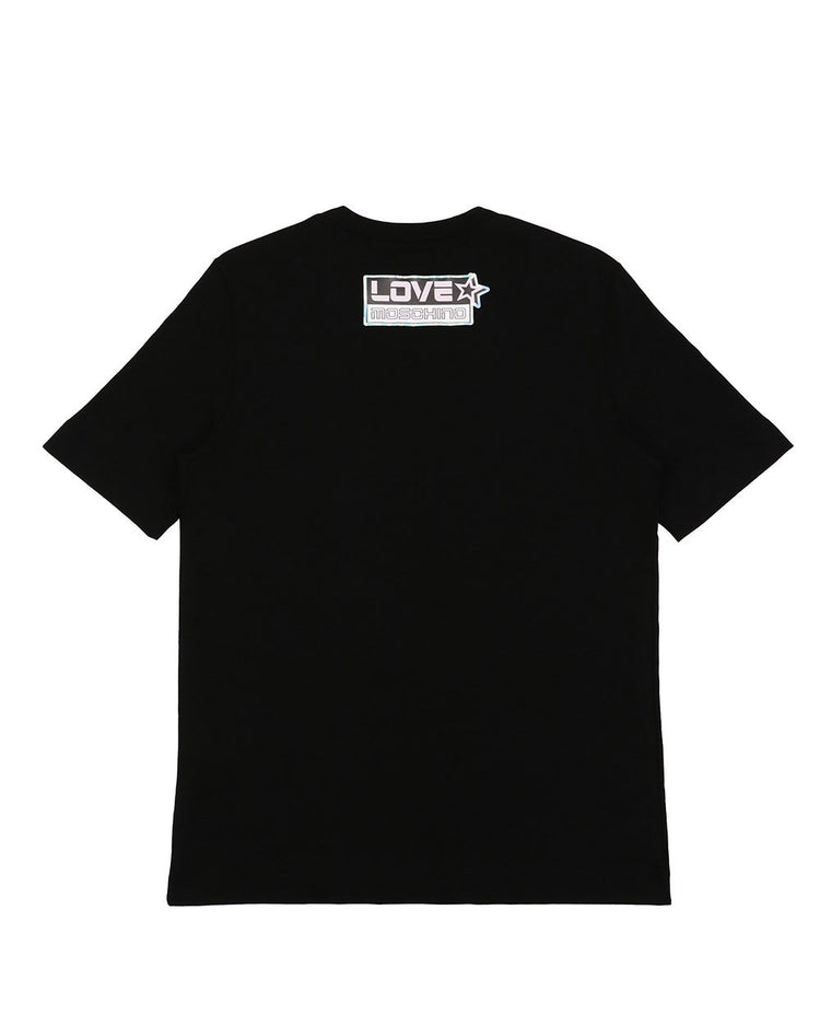 Printed Round Neck Short-Sleeves T-shirt