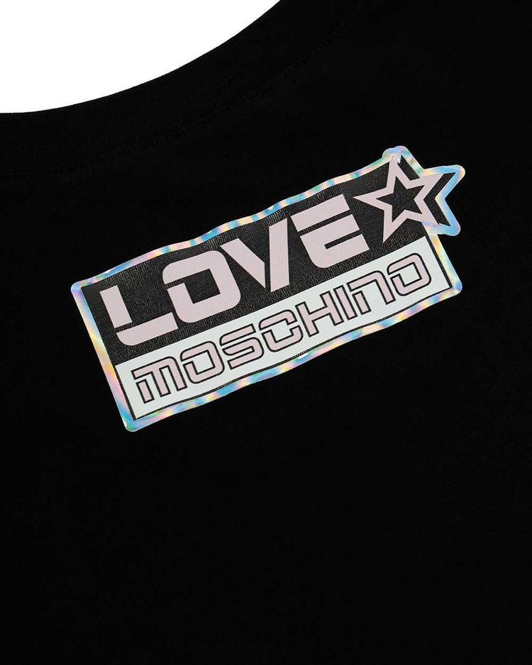 Printed Round Neck Short-Sleeves T-shirt