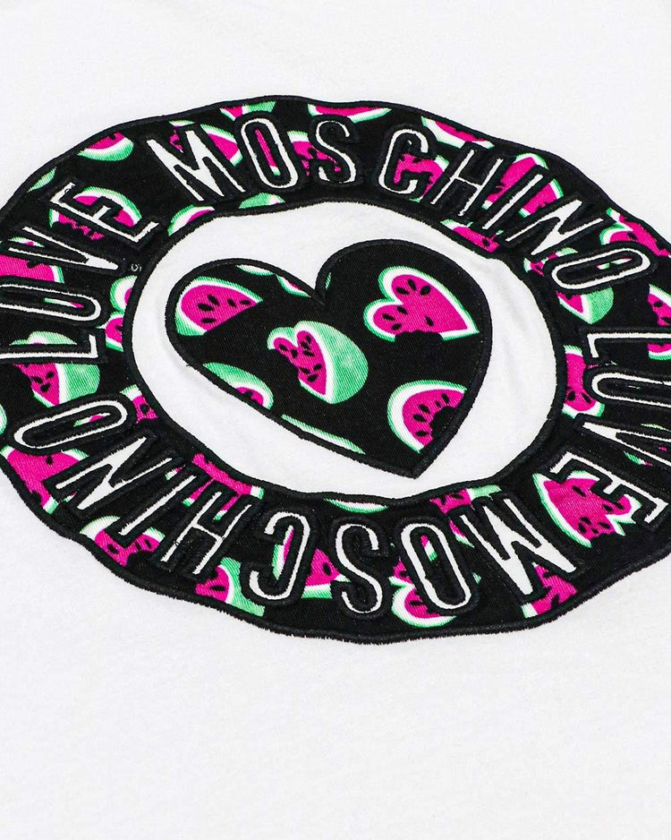 Print Round Neck Short Sleeves T-Shirt