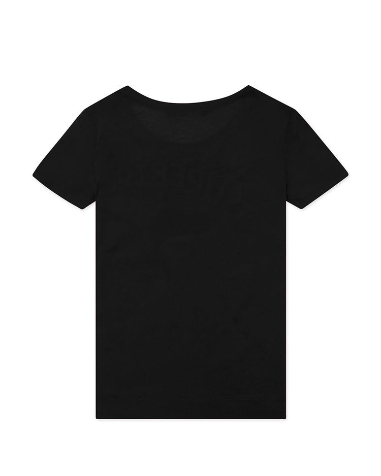Printed Round Neck Short Sleeves T-Shirt