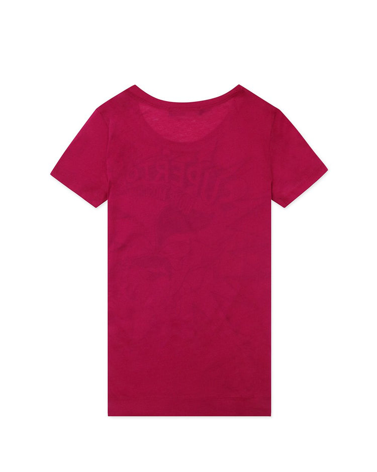 Printed Round Neck Short Sleeves T-Shirt