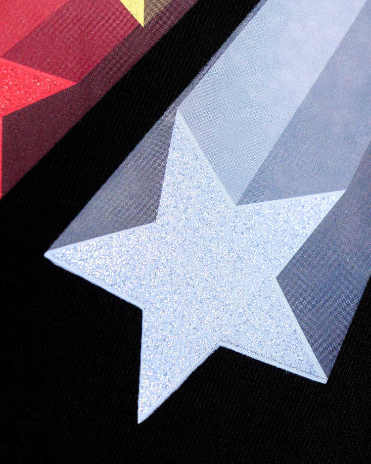 Love Moschino Glitter Stars Jersey Dress