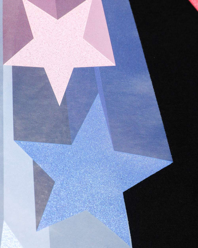 Love Moschino Glitter Stars Jersey Dress
