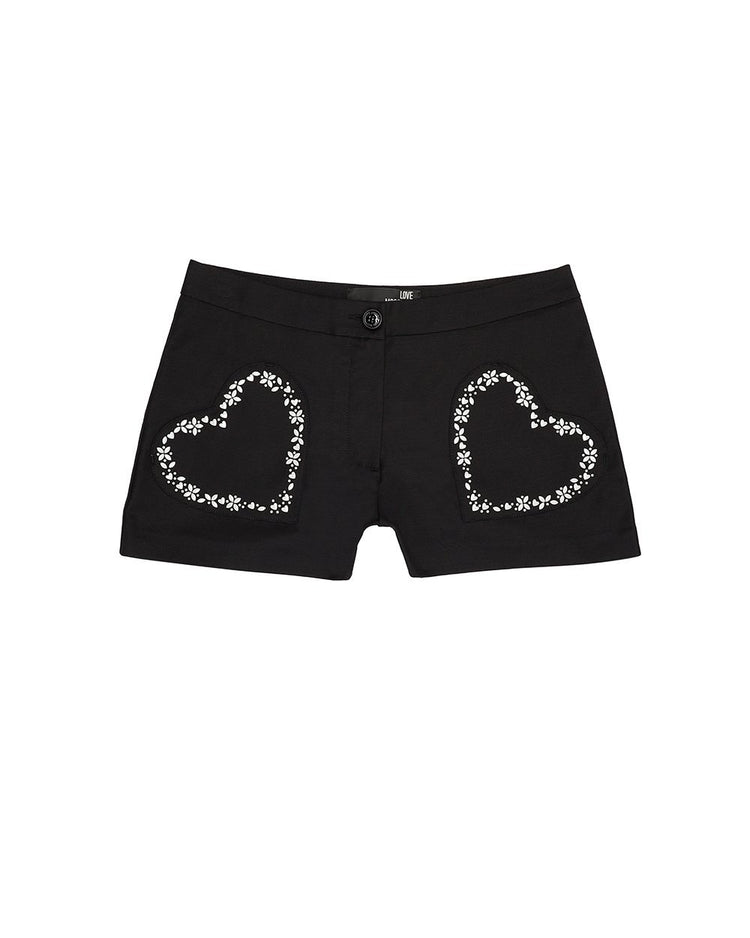 Heart Patterned Shorts