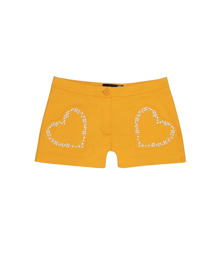 Heart Patterned Shorts