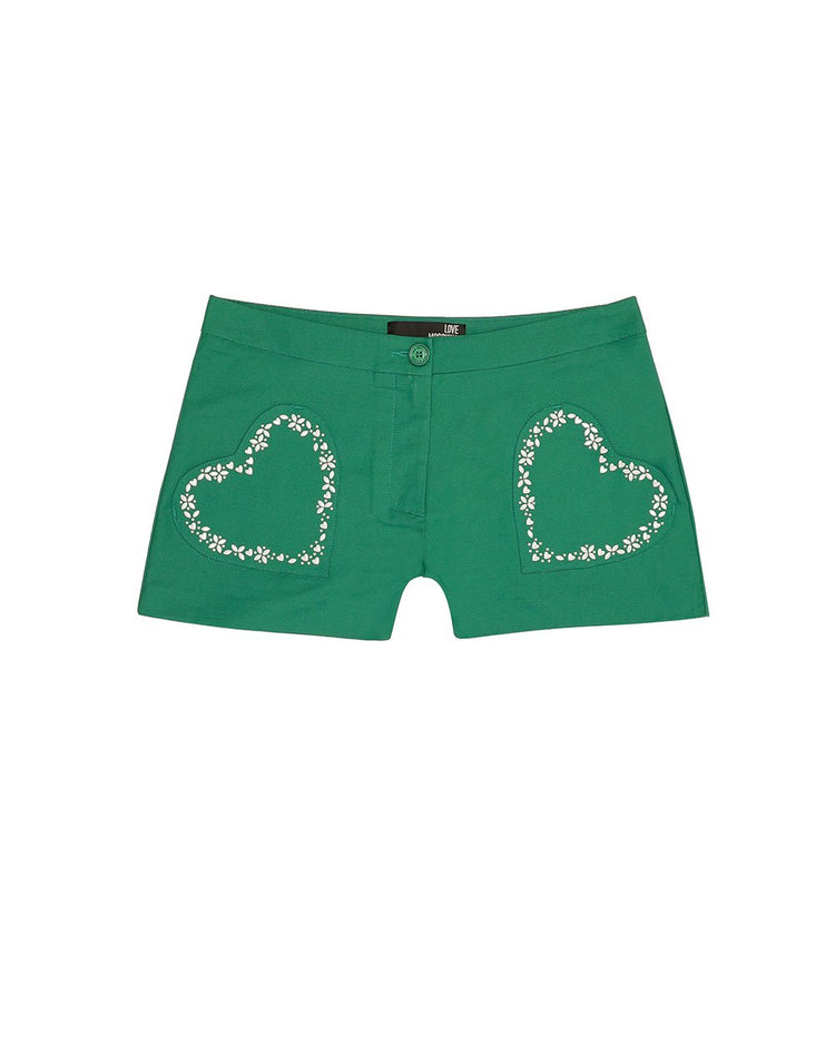 Heart Patterned Shorts