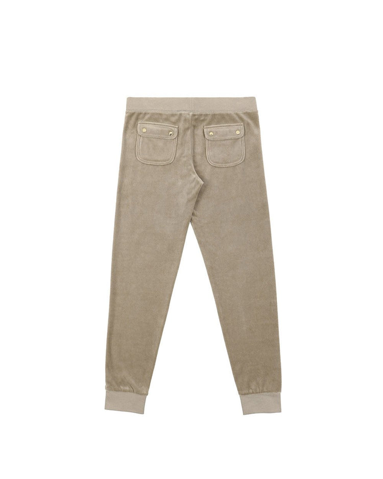 Suede Track Pants