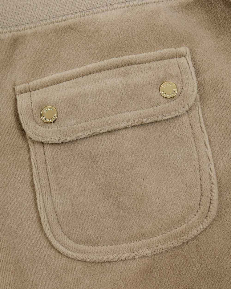 Suede Track Pants