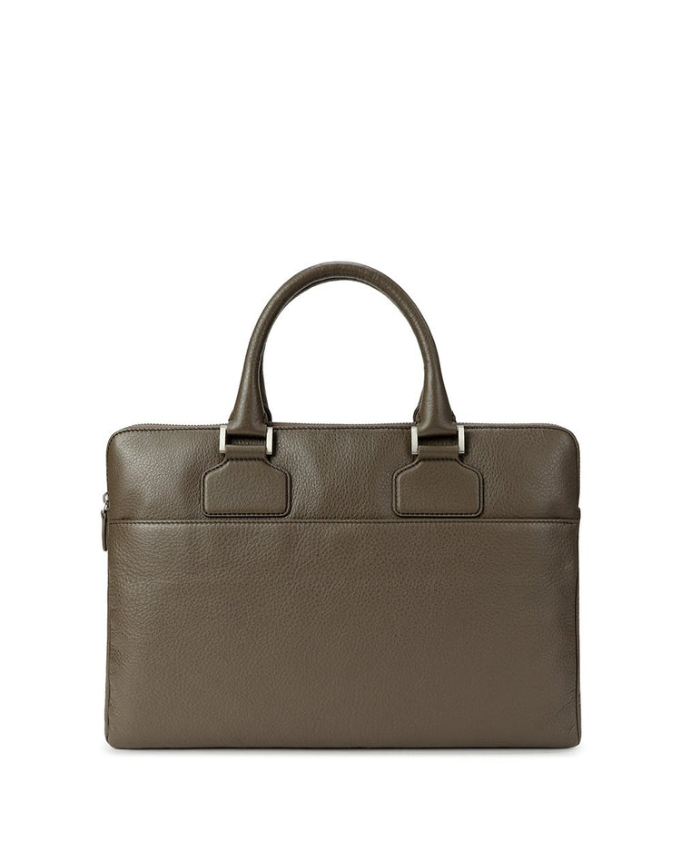 LOGO Leather Briefcase
