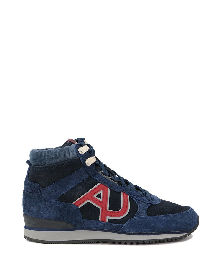 AJ Logo High-Top Sneakers