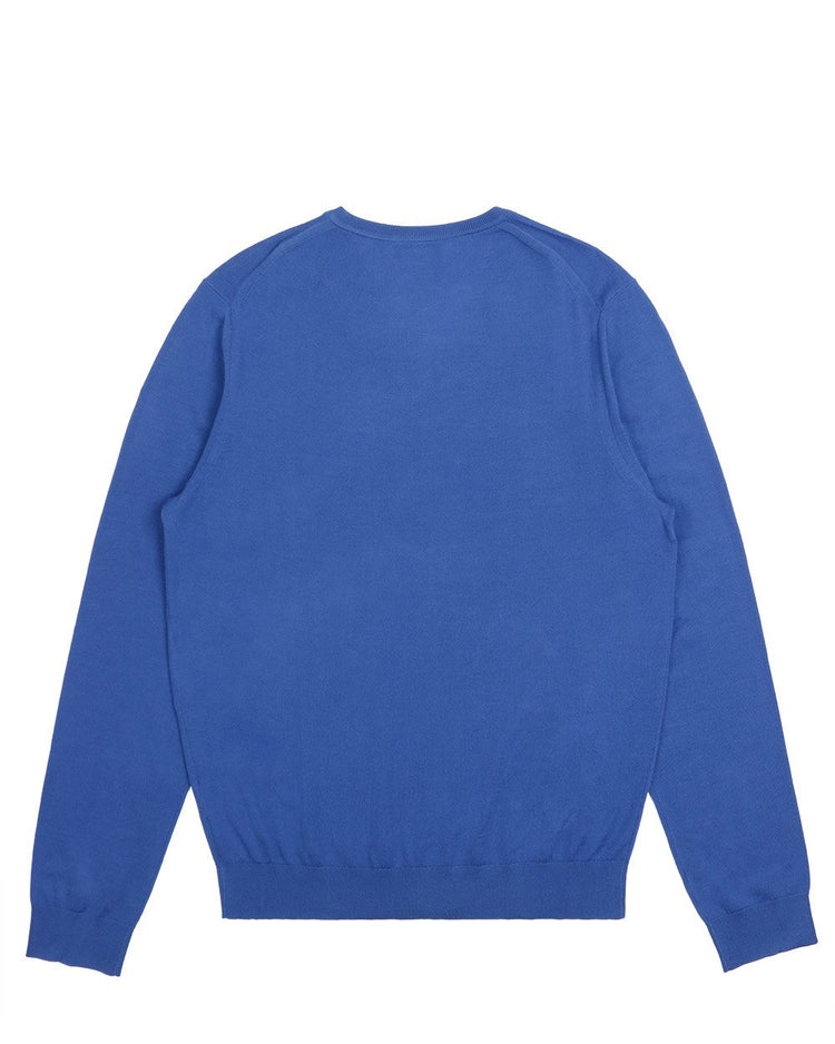 Knitted V-Neck Long-Sleeved Knitwear