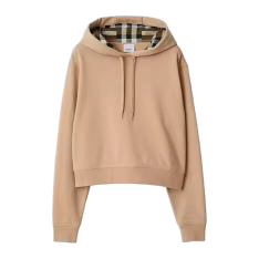 Talley Logo Checked Sweatshirt with Hoodie