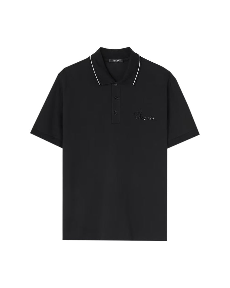 VERSACE  LOGO POLO SHIRT