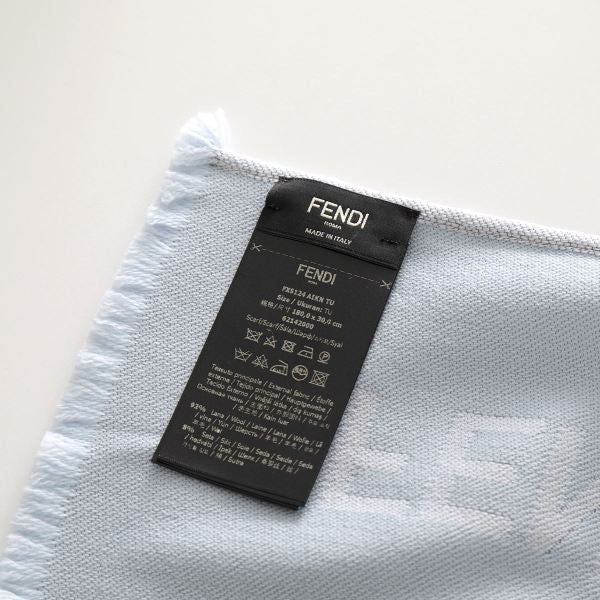 FF jacquard Wool Scarf